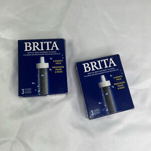 Brita Bottle replacement filter 2 packs, 3 filters each pack, new sealed